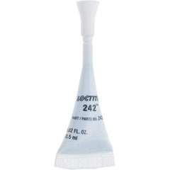 Loctite - 0.5 mL, White, Medium Strength Threadlocker - Series 242 - Americas Tooling