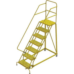 TRI-ARC - Rolling & Wall Mounted Ladders & Platforms Type: Stairway Slope Ladder Style: Forward Descent 50 Degree Incline - Americas Tooling