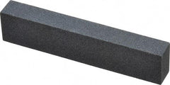 Norton - 3-1/2" Long x 3/4" Wide x 1/2" Thick, Silicon Carbide Sharpening Stone - Rectangle, Medium Grade - Americas Tooling