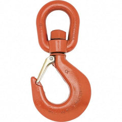 Campbell - Swivel Hoist Hooks Hook Size: #11 Load Limit (Ton): 11.00 - Americas Tooling