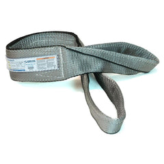 Slings & Tiedowns (Load-Rated); Sling Type: Eye & Eye; Length (Feet): 8; Vertical Capacity (Lb.): 6400; Choker Capacity (Lb.): 5000; Width (Inch): 4; Basket Capacity (Lb.): 12800; Eye Type: Twisted Eye; Sling Material: Polyester; Sling Width: 4 in; Eye Le