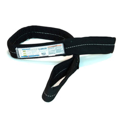 Slings & Tiedowns (Load-Rated); Sling Type: Eye & Eye; Length (Feet): 18; Vertical Capacity (Lb.): 1600; Choker Capacity (Lb.): 1200; Width (Inch): 1; Basket Capacity (Lb.): 3200; Eye Type: Twisted Eye; Sling Material: Nylon; Sling Width: 1 in; Eye Length