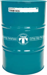 Master Fluid Solutions - Trim SOL, 54 Gal Drum Emulsion Fluid - Water Soluble, For Cutting, Drilling, Tapping, Reaming - Americas Tooling