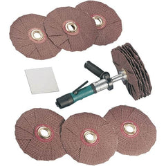 Dynabrade - 0.4 hp, 200-950 RPM Finishing Sander - 22 CFM Air Consumption, 6.21 bar Air Pressure, 1/4 NPT Inlet - Americas Tooling