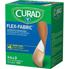 Curad - 3" Long x 3/4" Wide, General Purpose Self-Adhesive Bandage - Woven Fabric Bandage - Americas Tooling