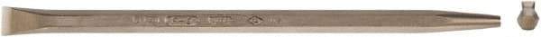 Ampco - 18" OAL Pinch Bar - 1" Wide, Aluminum Bronze - Americas Tooling