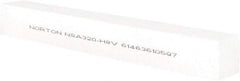 Norton - 320 Grit Aluminum Oxide Square Dressing Stick - 8 x 1 x 1, Extra Fine Grade, Vitrified Bond - Americas Tooling