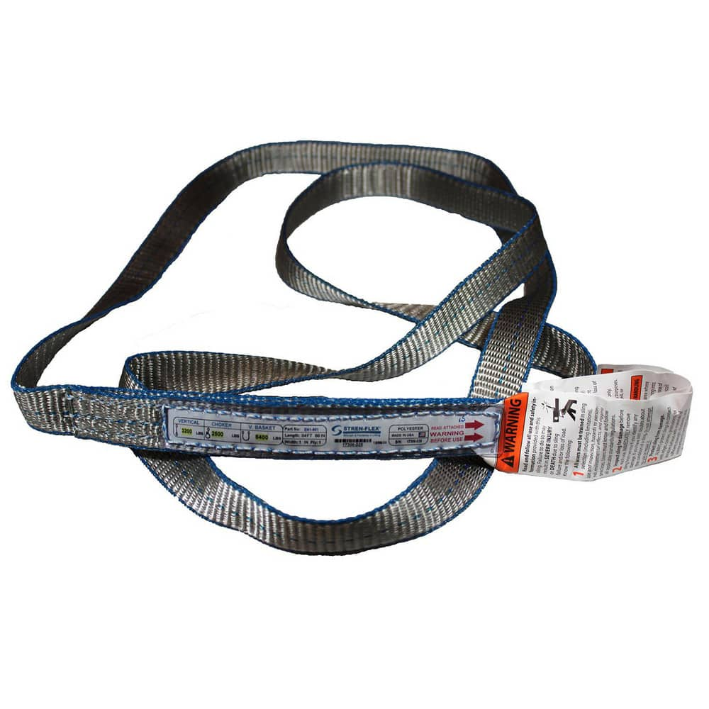 Slings & Tiedowns (Load-Rated); Sling Type: Endless; Length (Feet): 6; Vertical Capacity (Lb.): 6200; Choker Capacity (Lb.): 4960; Width (Inch): 1; Basket Capacity (Lb.): 12400; Eye Type: No Eye; Sling Material: Polyester; Sling Width: 1 in; Number Of Pli