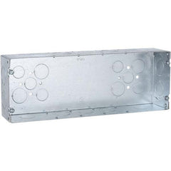 Hubbell-Raco - 4-1/2 x 12-1/4 x 2-1/2" Steel Rectangular Device Box - Americas Tooling