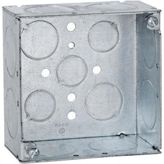 Hubbell-Raco - 4 x 4 x 2-1/2" Steel Square Device Box - Americas Tooling