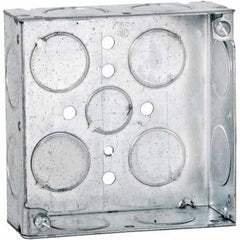 Hubbell-Raco - 4 x 4 x 1.563" Steel Square Device Box - Americas Tooling