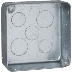 Hubbell-Raco - 4 x 4 x 1.563" Steel Square Junction Box - Americas Tooling