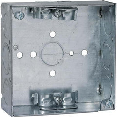 Hubbell-Raco - 4 x 4 x 1.563" Steel Square Device Box - Americas Tooling