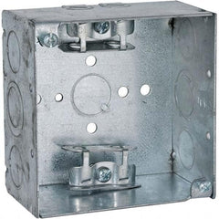 Hubbell-Raco - 4 x 4 x 2.188" Steel Square Device Box - Americas Tooling