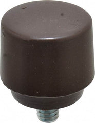 Proto - 1" Face Diam, Grade Soft, Brown Soft Face Hammer Tip - Rubber - Americas Tooling