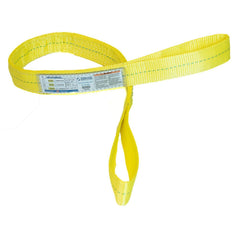 Slings & Tiedowns (Load-Rated); Sling Type: Eye & Eye; Length (Feet): 6; Vertical Capacity (Lb.): 6400; Choker Capacity (Lb.): 5000; Width (Inch): 2; Basket Capacity (Lb.): 12800; Eye Type: Flat Eye; Sling Material: Polyester; Sling Width: 2 in; Eye Lengt