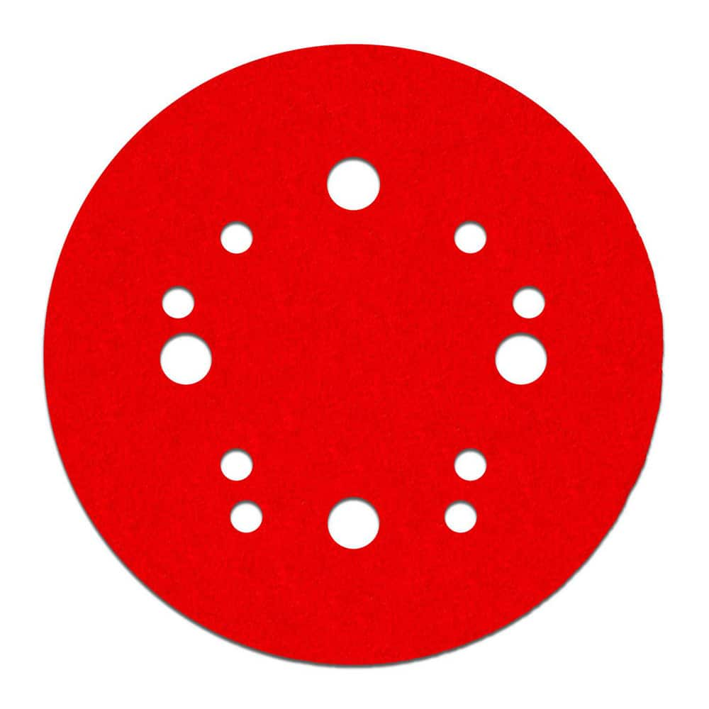 Hook & Loop Discs; Disc Diameter (Decimal Inch): 5; Grade: Medium; Grit: 100; Abrasive Material: Ceramic Blend; Disc Color: Red; Package Quantity: 15; Grit: 100; Grit: 100; Package Quantity: 15