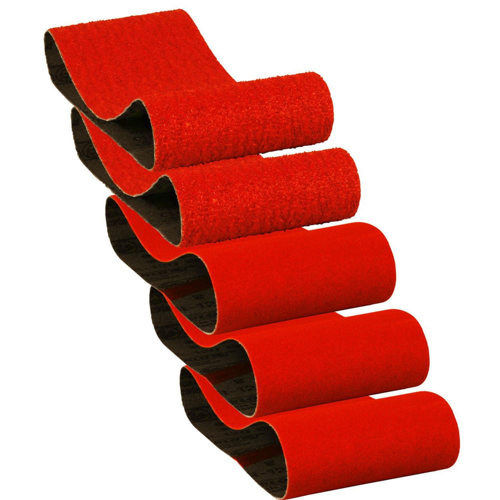 Abrasive Belts; Abrasive Material: Zirconium Blend; Belt Width (Inch): 3; Overall Length (Inch): 21; Grit: 80; 50; 120; Grade: Coarse; Medium; Fine; Abrasive Type: Coated; Backing Material: Cloth