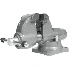 Wilton - Bench & Pipe Combination Vises Jaw Width (Inch): 4-1/2 Jaw Opening Capacity (Inch): 6 - Americas Tooling