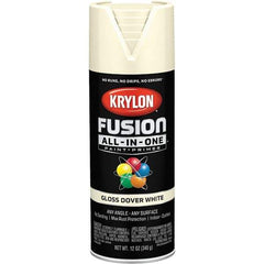 Krylon - Spray Paints Type: Acrylic Enamel Spray Paint Color: Dover White - Americas Tooling