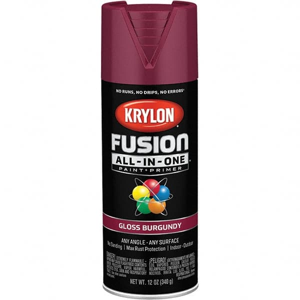 Krylon - Spray Paints Type: Acrylic Enamel Spray Paint Color: Burgundy - Americas Tooling