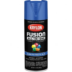 Krylon - Spray Paints Type: Acrylic Enamel Spray Paint Color: Patriotic Blue - Americas Tooling