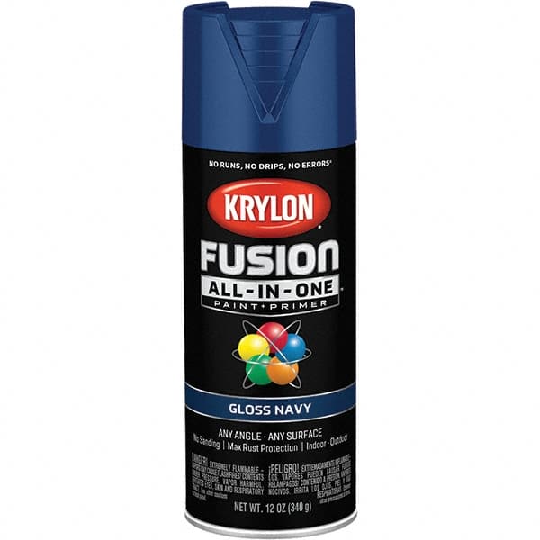 Krylon - Spray Paints Type: Acrylic Enamel Spray Paint Color: Navy - Americas Tooling