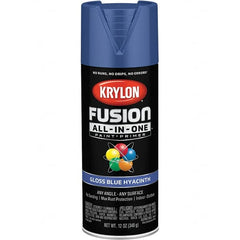 Krylon - Spray Paints Type: Acrylic Enamel Spray Paint Color: Blue Hyacinth - Americas Tooling