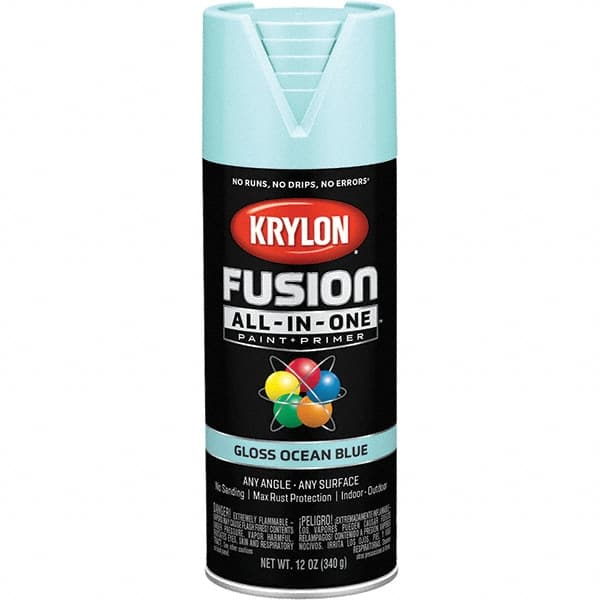 Krylon - Spray Paints Type: Acrylic Enamel Spray Paint Color: Ocean Blue - Americas Tooling