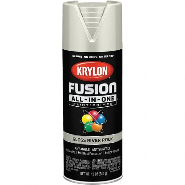 Krylon - Spray Paints Type: Acrylic Enamel Spray Paint Color: River Rock - Americas Tooling