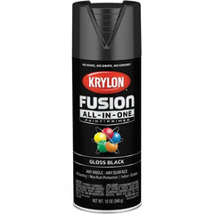 Krylon - Spray Paints Type: Acrylic Enamel Spray Paint Color: Black - Americas Tooling