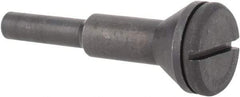 Value Collection - 1/4" Hole, Screw Lock Wheel & Disc Mandrel - 2" OAL, 1/4" Max Wheel Width, 1/4" Shank Diam - Americas Tooling