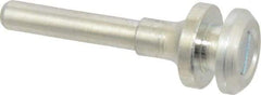 Value Collection - 3/8" Hole, Wheel Mandrel - 2-1/8" OAL, 3/8" Max Wheel Width, 1/4" Shank Diam - Americas Tooling