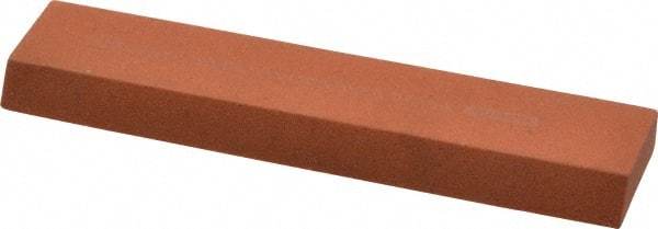 Norton - 4-1/2" Long x 1" Wide x 5/16" Thick, Aluminum Oxide Sharpening Stone - Rectangle, Fine Grade - Americas Tooling