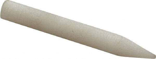 Norton - 1" Long x 1/8" Wide Novaculite Sharpening Stone - Point, Extra Fine Grade - Americas Tooling