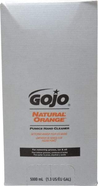 GOJO - 5 L Dispenser Refill Liquid Hand Cleaner - White, Orange Scent - Americas Tooling