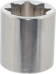 Proto - 7/8", 1/2" Drive, Standard Hand Socket - 8 Points, 1-5/8" OAL, Alloy Steel, Chrome Finish - Americas Tooling