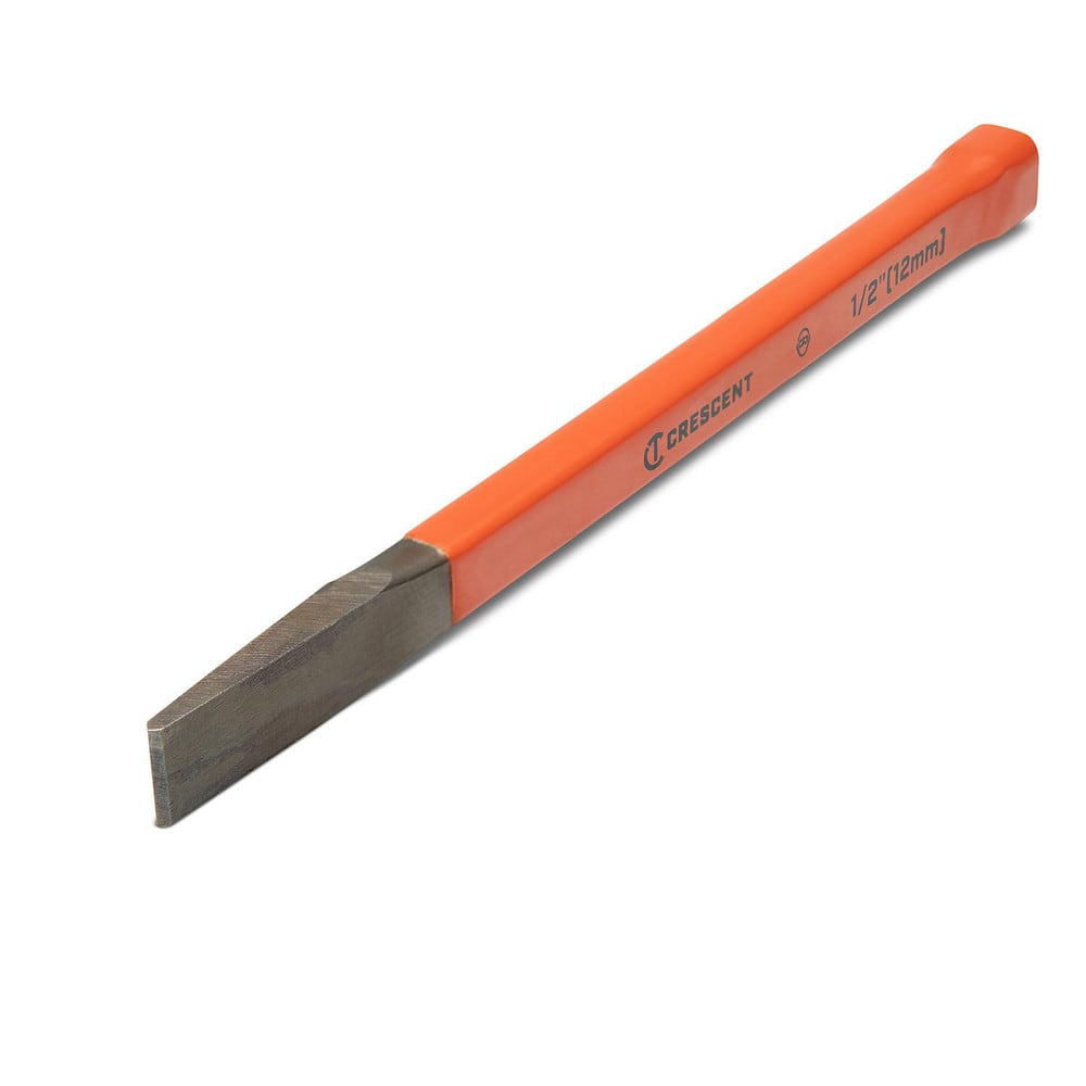 Chisels; Chisel Style: Cold Chisel; Blade Width (Inch): 0.50 in; Tip Shape: Straight; Overall Length (Inch): 7.00; Blade Width (Decimal Inch): 0.50 in; Overall Length: 7.00; Blade Width: 0.50 in; Chisel Type: Cold Chisel