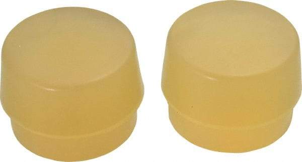 Garland - 2" Face Diam, Grade Soft, Natural Soft Face Hammer Tip - Urethane - Americas Tooling