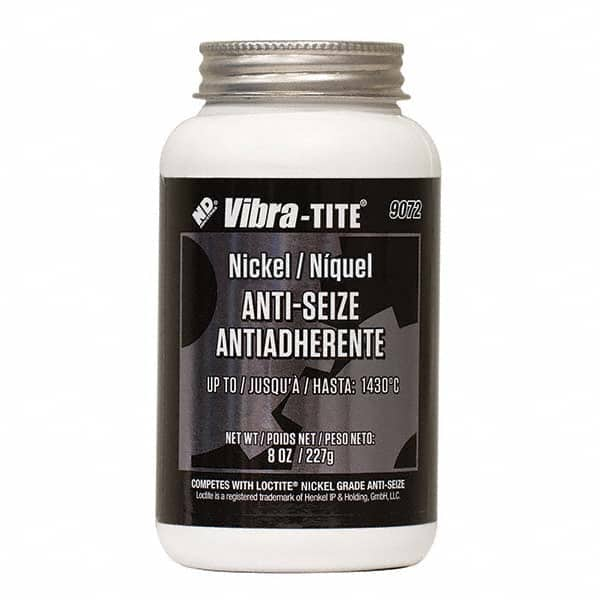 Vibra-Tite - 8 oz Jar, Nickel Anti-Seize Lubricant, with Brush Cap - Americas Tooling