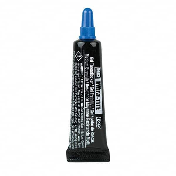 Vibra-Tite - 6 mL Tube, Blue, Medium Strength Gel Threadlocker - Americas Tooling