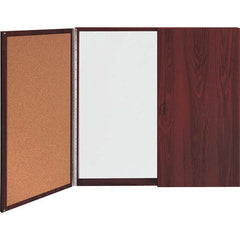 Ghent - Whiteboards & Magnetic Dry Erase Boards Type: Cork/Porcelain On Steel Magnetic Marker Board Height (Inch): 48 - Americas Tooling