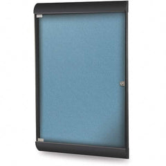 Ghent - Cork Bulletin Boards Style: Enclosed Bulletin Board Color: Ocean - Americas Tooling