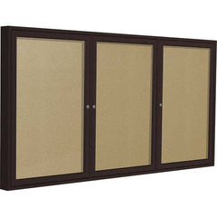 Ghent - Cork Bulletin Boards Style: Enclosed Outdoor Bulletin Board Color: Caramel - Americas Tooling