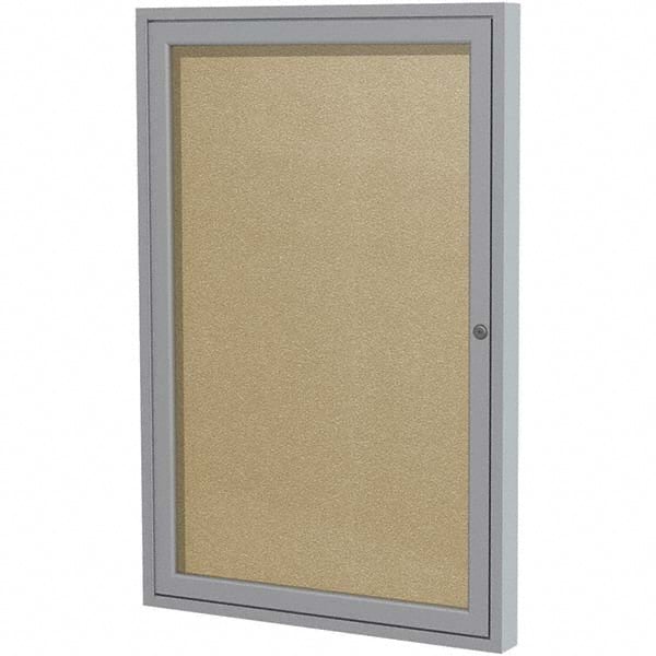 Ghent - Cork Bulletin Boards Style: Enclosed Outdoor Bulletin Board Color: Caramel - Americas Tooling