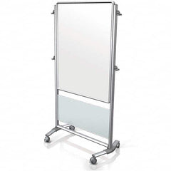 Ghent - Whiteboards & Magnetic Dry Erase Boards Type: Porcelain on steel Magnetic marker board Height (Inch): 75-5/8 - Americas Tooling