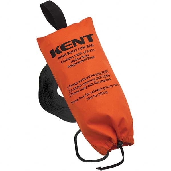 Kent - Rescue Buoys, Rings & Ropes Type: Buoy Line Bag Rope Rope Length (feet): 100 (Feet) - Americas Tooling