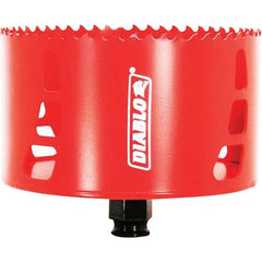 Freud - 4-1/2" Diam, 2-3/8" Cutting Depth, Hole Saw - Bi-Metal Saw, Toothed Edge - Americas Tooling