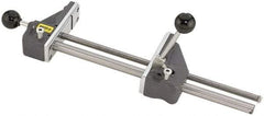 Heinrich - 12-3/4" Jaw Opening Capacity x 3" Throat Depth, Horizontal Drill Press Vise - 5-21/32" Wide x 1-3/4" High Jaw, Stationary Base, Standard Speed, 20-1/2" OAL x 1-3/4" Overall Height - Americas Tooling