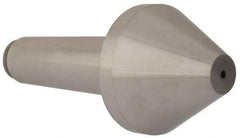 Riten - 3-1/2" Head Diam, Hardened Tool Steel Bull Nose Point Solid Dead Center - 5MT Morse Taper, 3-1/2" Point Diam, 2.155" Point Length - Americas Tooling